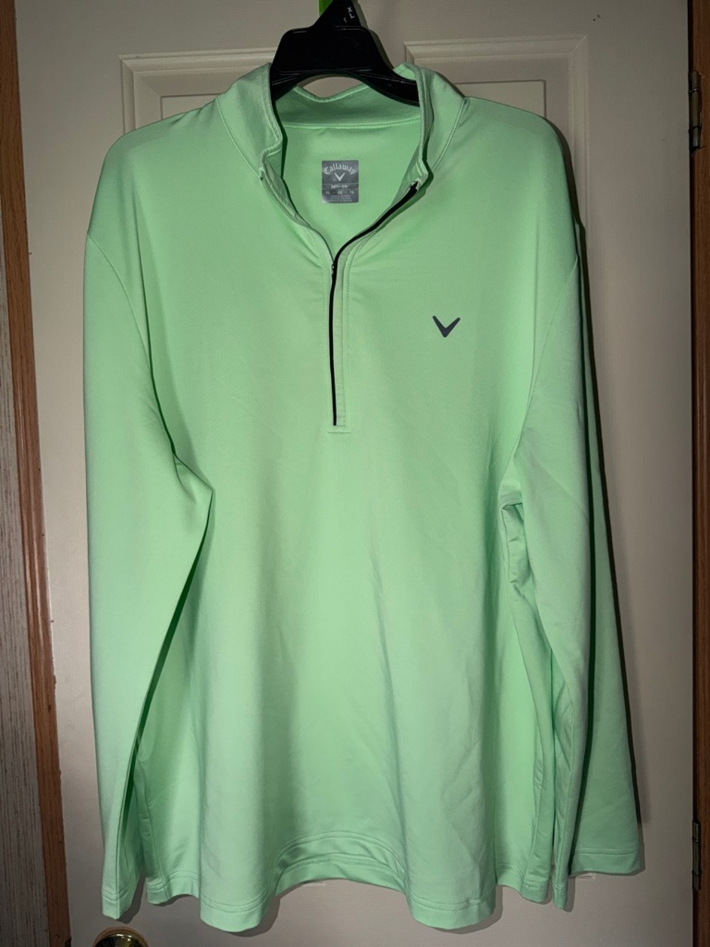 Callaway Mint Green Golf Zip Pullover